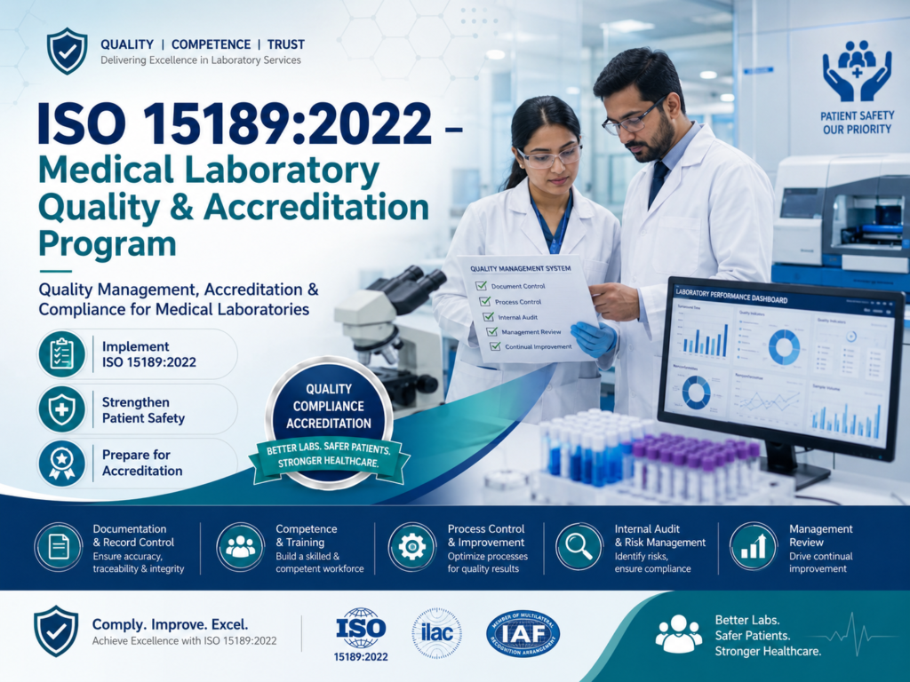 برنامج جودة واعتماد المختبرات الطبية ISO 15189:2022